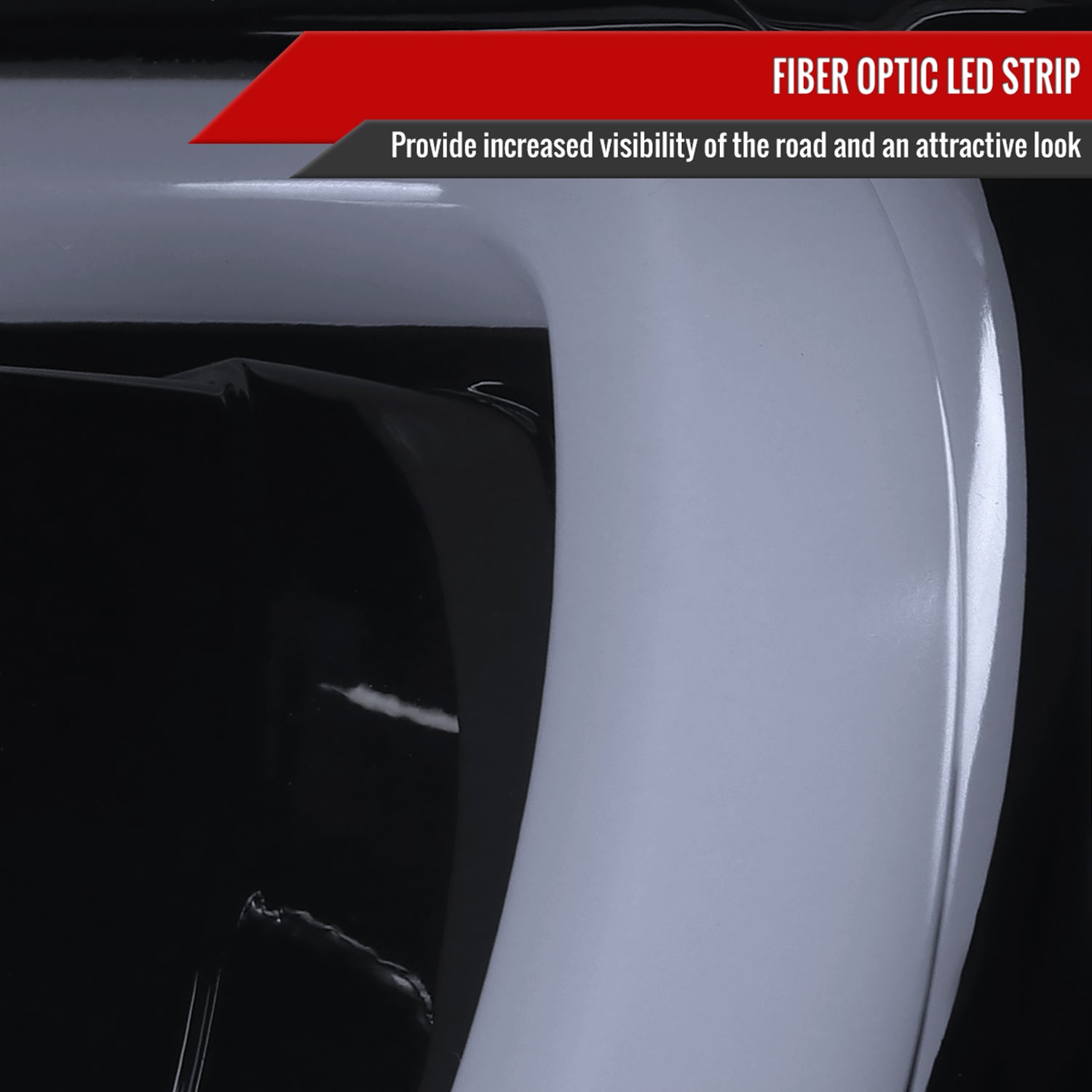 2007-2013 Toyota Tundra/ 2008-2017 Sequoia LED C-Bar Projector Headlights Smoke