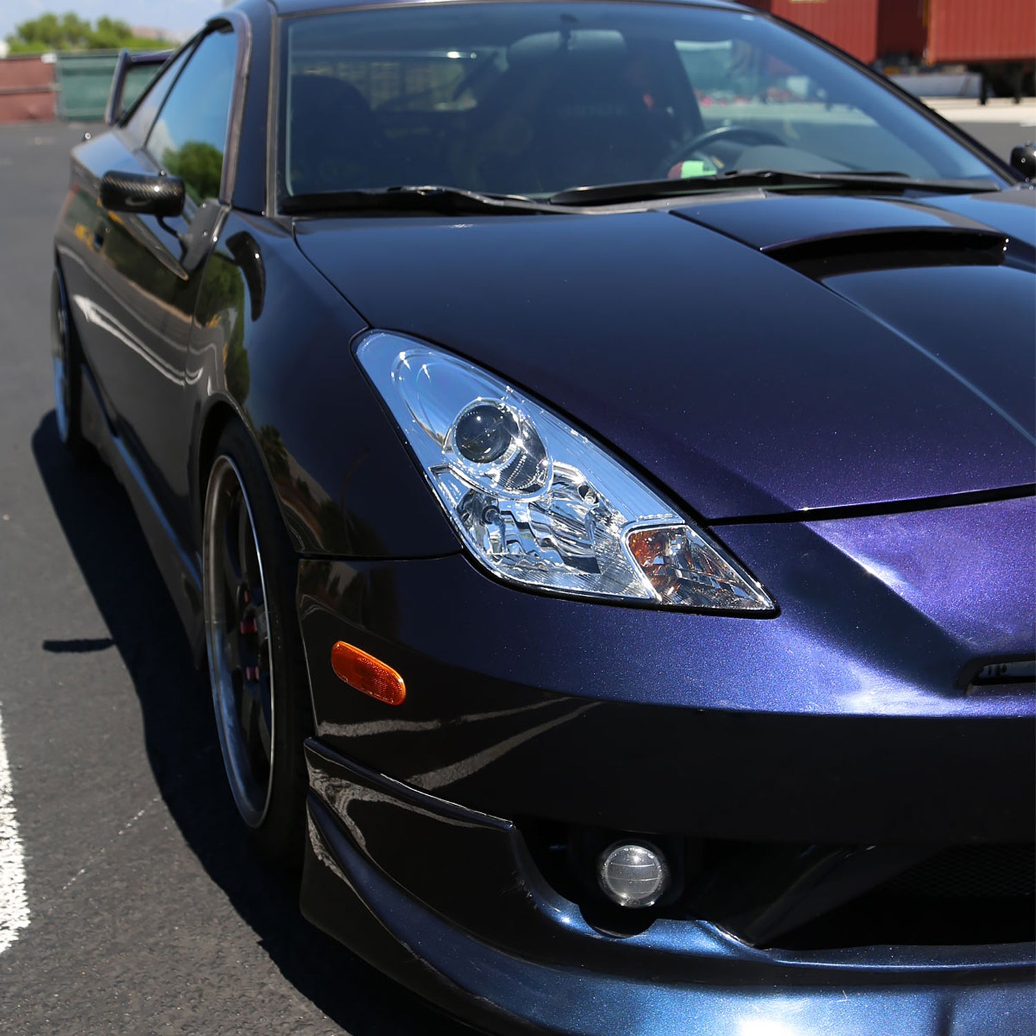 2000-2005 Toyota Celica Projector Headlights Chrome Housing/Clear Lens