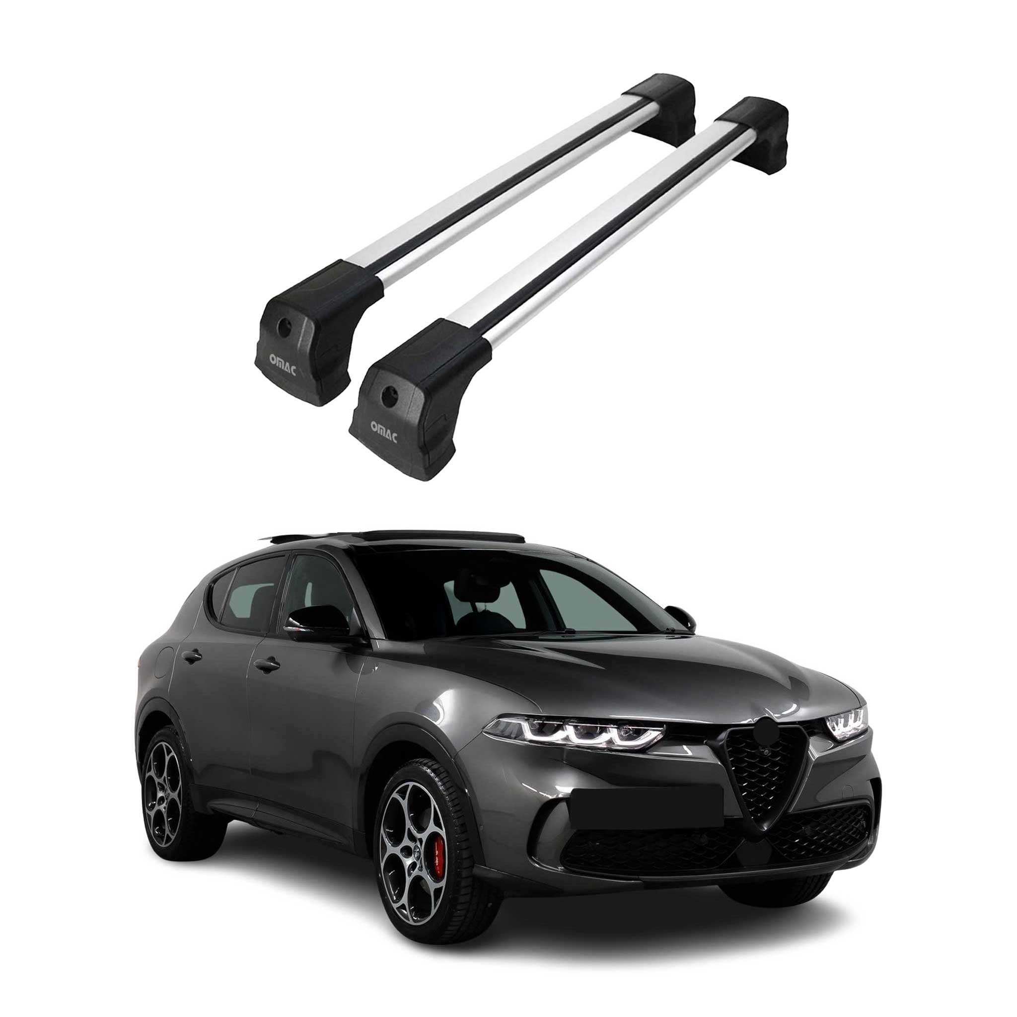 2023-2026 Dodge Hornet Roof Rack Cross Bars Silver