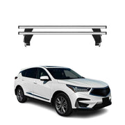 Top Roof Racks Cross Bars fits Acura RDX III 2019-2025 2Pcs Gray Aluminium