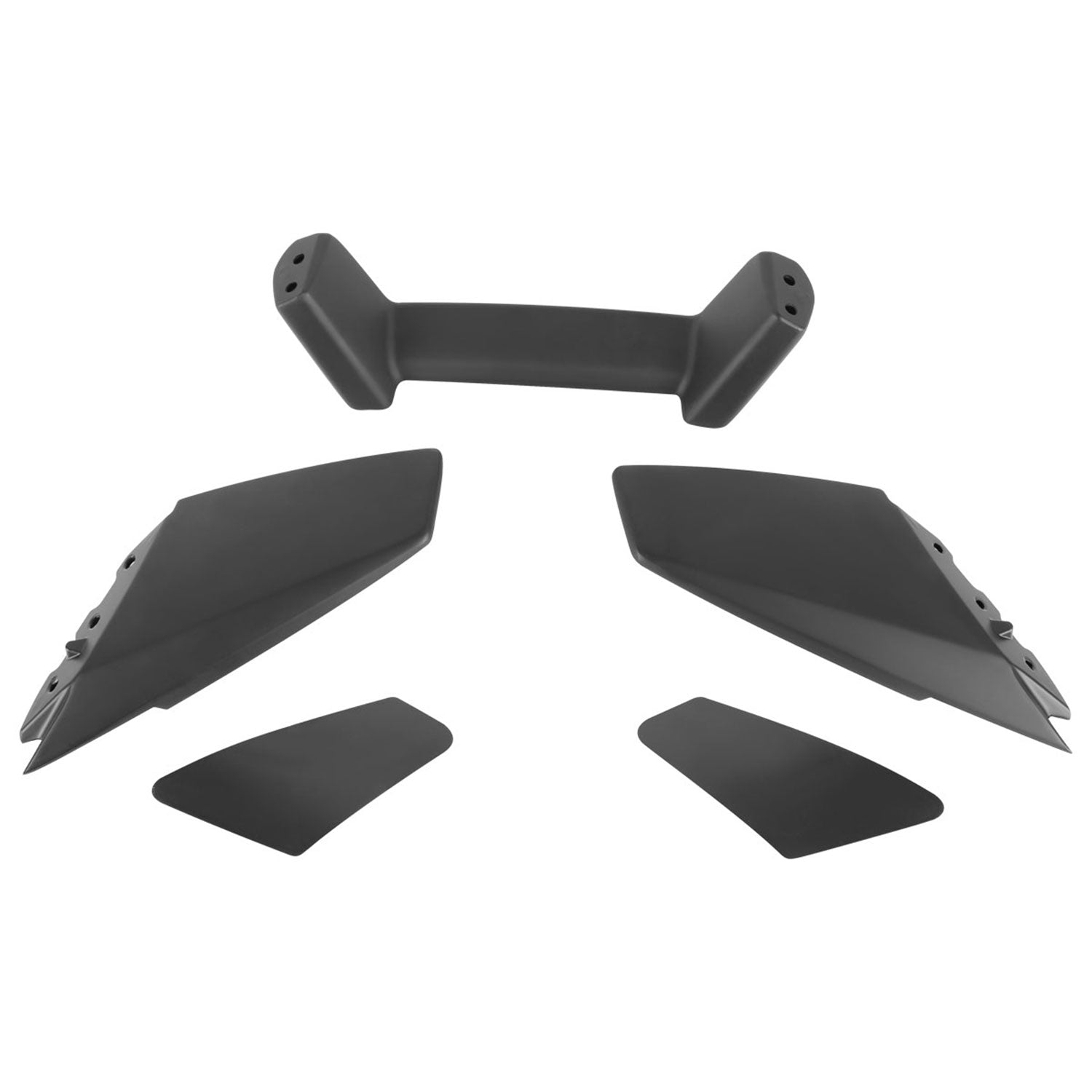 2015-2022 Ford Mustang Matte Black GT500 Style Rear Trunk Spoiler Kit