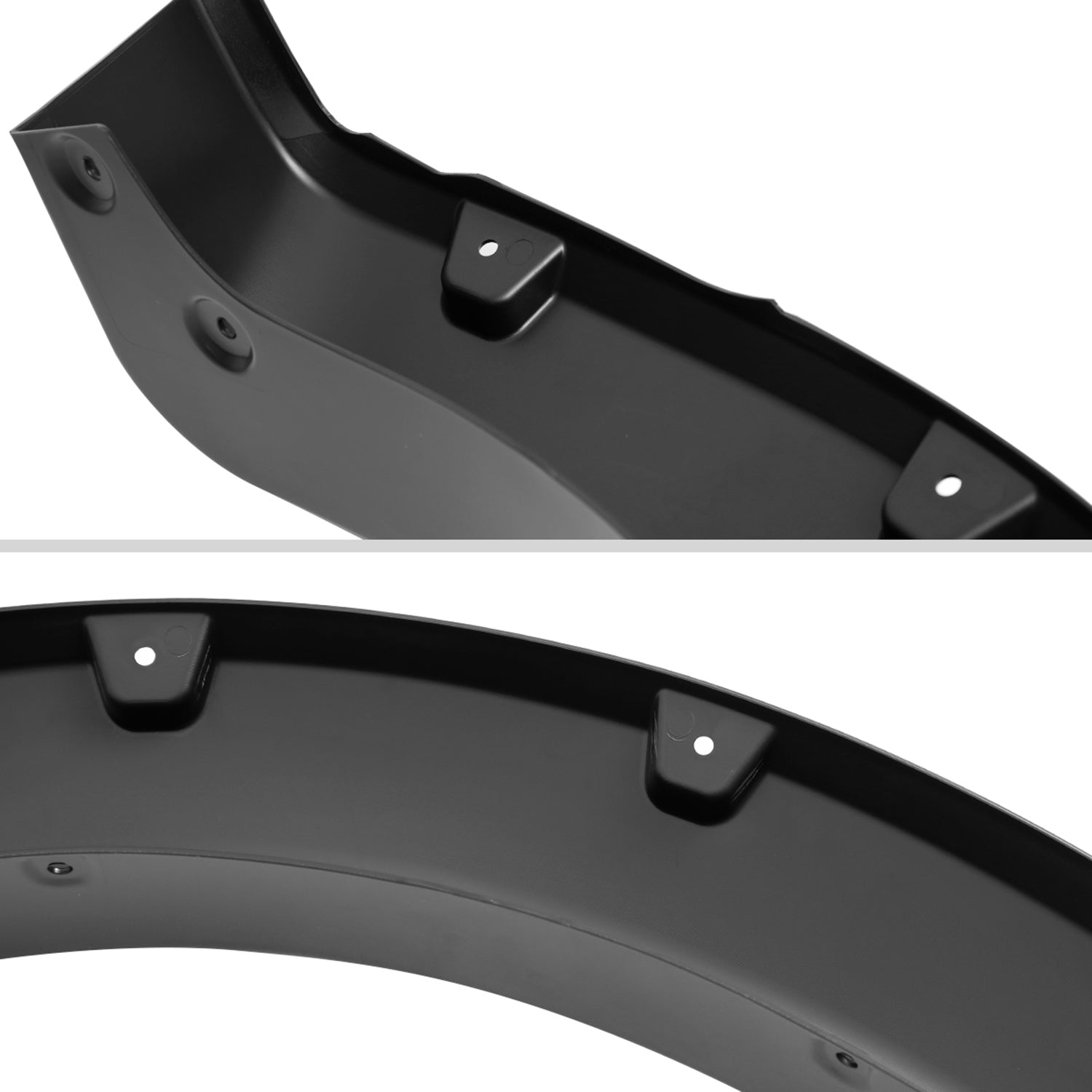 2023-2024 Ford F250 F350 Matte Black Rivet Style Fender Flares Protector