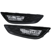 2015-2017 Ford Focus 12V/35W H8 Fog Lights Chrome Housing/Clear Lens