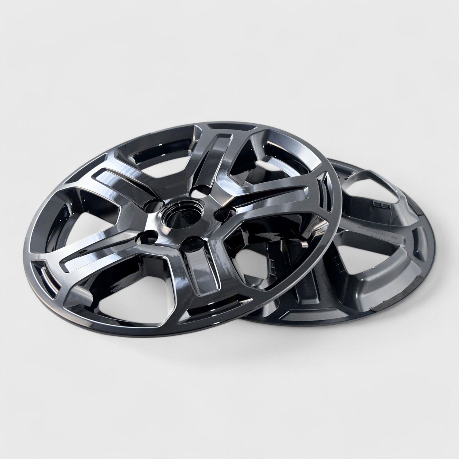 2018-2023 Jeep Wrangler JL Wheel Cover Hubcaps Set Gloss Black 10Pcs ABS Plastic