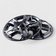 2018-2023 Jeep Wrangler JL Wheel Cover Hubcaps Set Gloss Black 10Pcs ABS Plastic