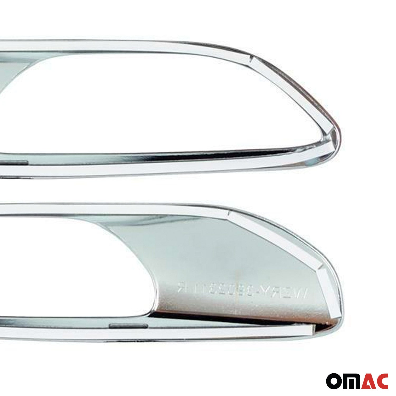 2015-2018 Jeep Renegade Headlight Trim Bottom Chrome ABS 2Pcs