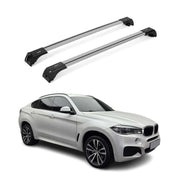 2015-2019 BMW X6 F16 Roof Rack Cross Bars Silver