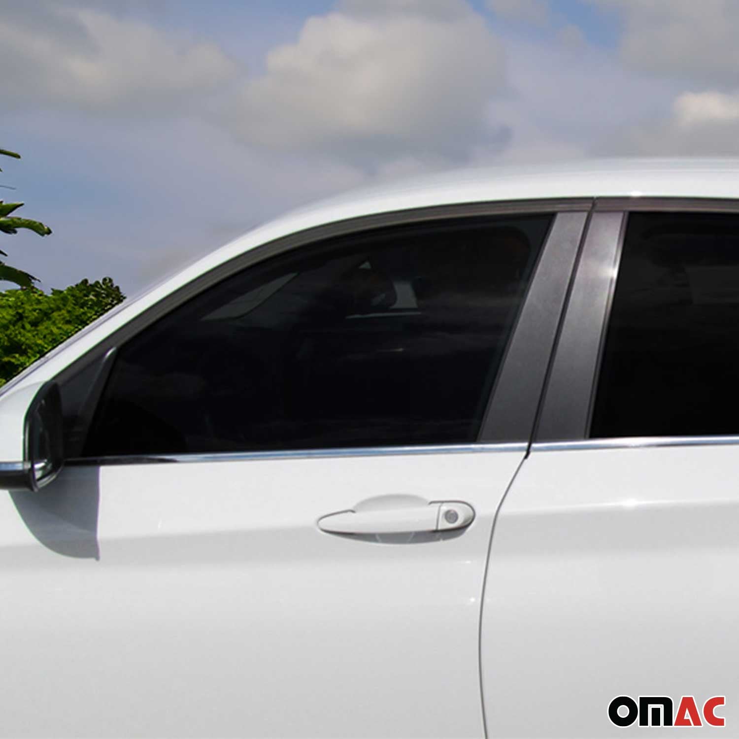 2012-2019 BMW 1 Series F20 Window Molding Trim Streamer Stainless Steel 4x