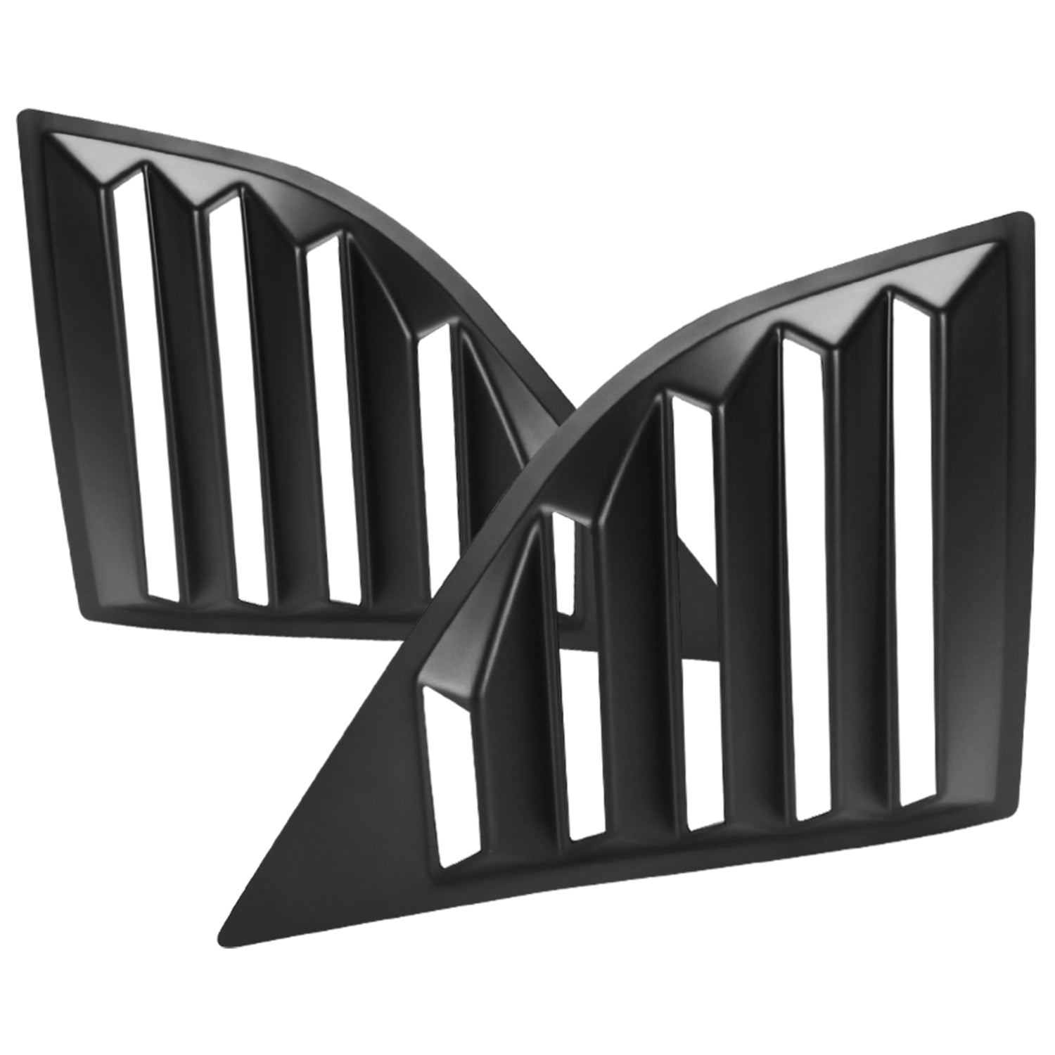 2008-2020 Dodge Challenger Matte Black Side Window Louvers Vent