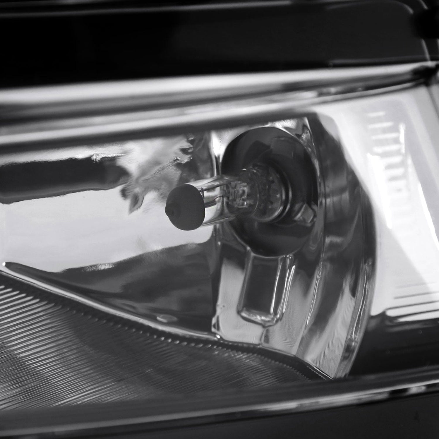 2019-2021 VW Jetta H11 Fog Lights Kit Chrome Housing/Clear Lens