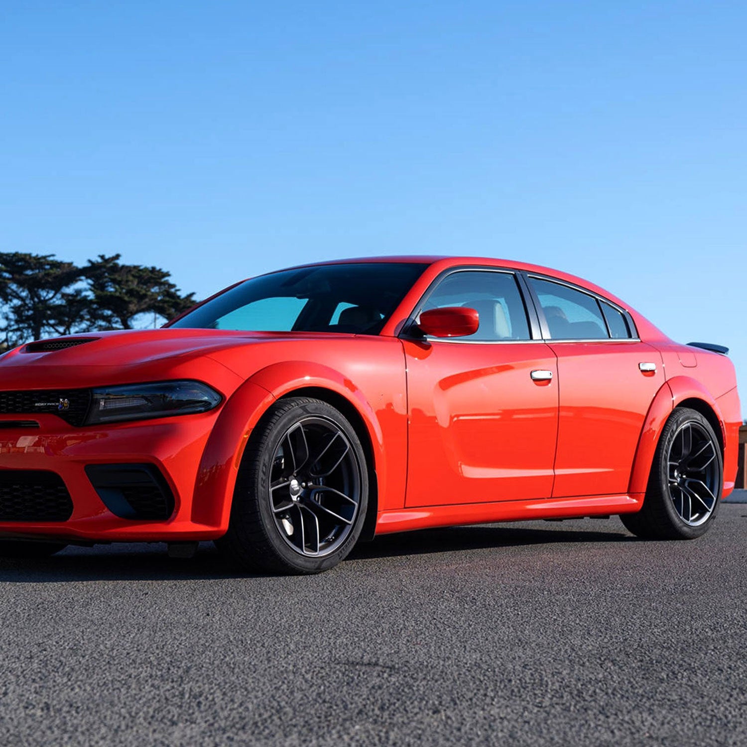 2011-2023 Dodge Charger / Challenger Door Handle Cover Chrome 4Pcs ABS Plastic