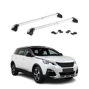 Roof Rack Luggage Carrier for Land Rover Discovery 2017-2025 Alu Silver Grey 2x