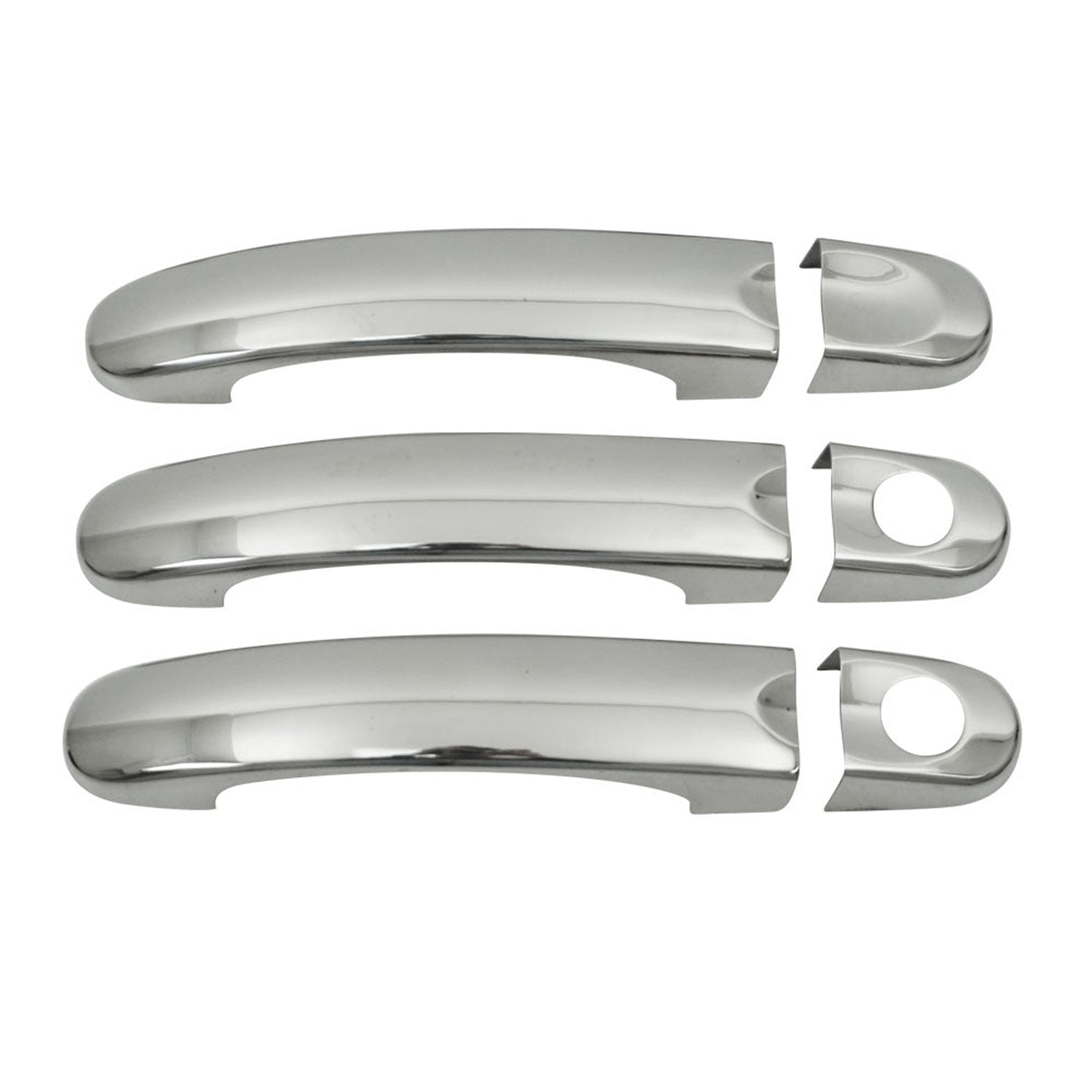 2011-2018 VW Touareg Car Door Handle Cover Protector Stainless Steel Chrome 8 Pcs