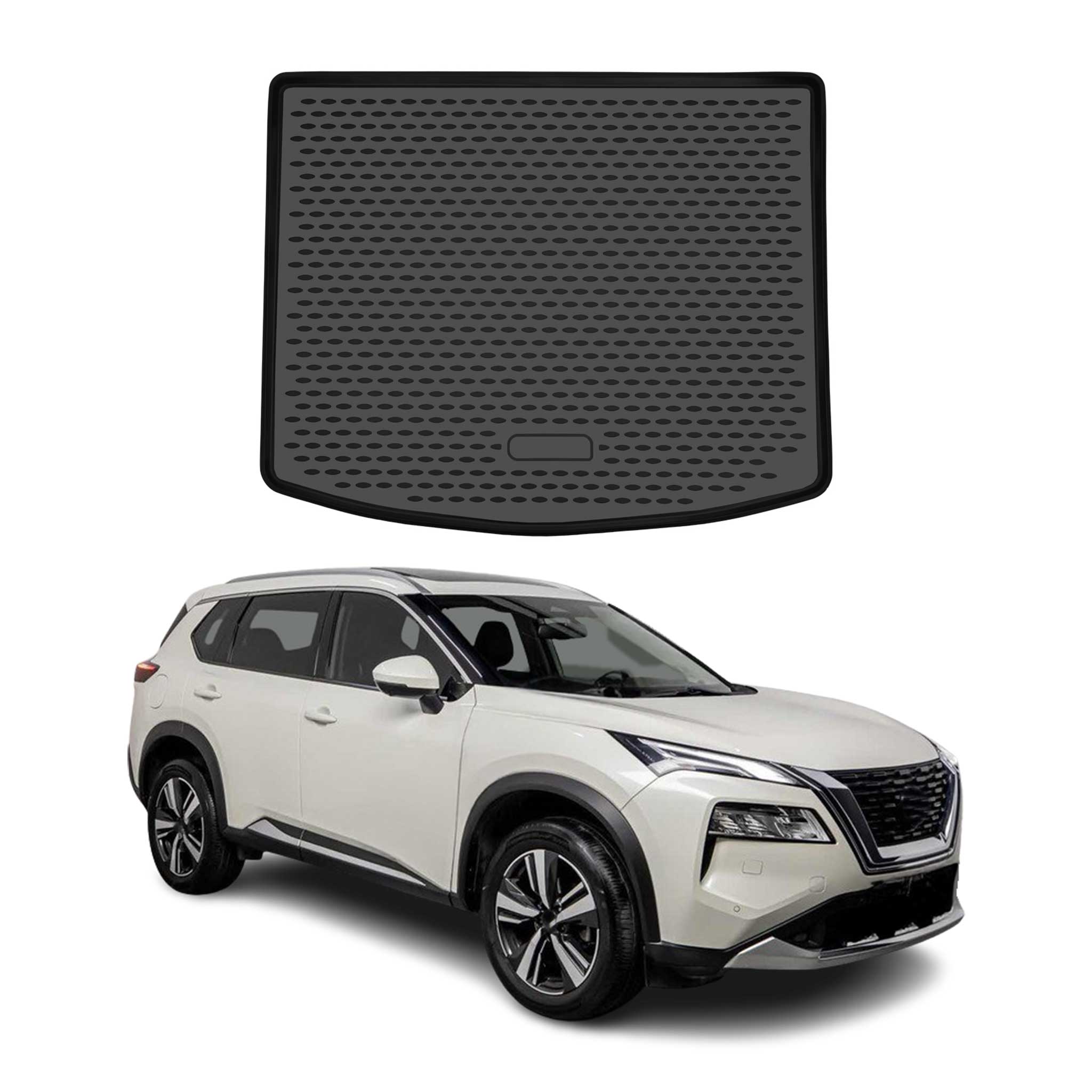 OMAC Cargo Mats Liner for Nissan Rogue T33 2021-2026 Trunk Mat TPE Black