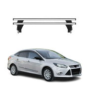 2012-2018 Ford Focus Hatchback Roof Rack Cross Bars Silver