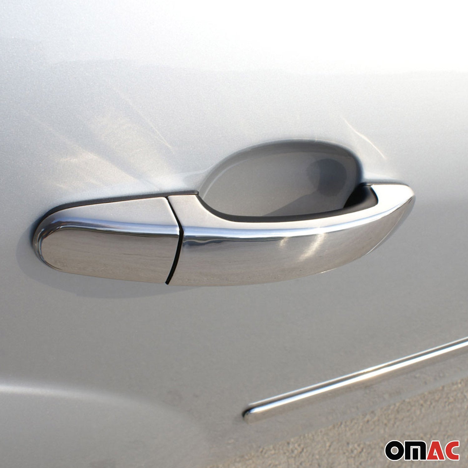 2008-2011 Mazda Tribute Car Door Handle Cover Protector Stainless Steel Chrome 8Pcs