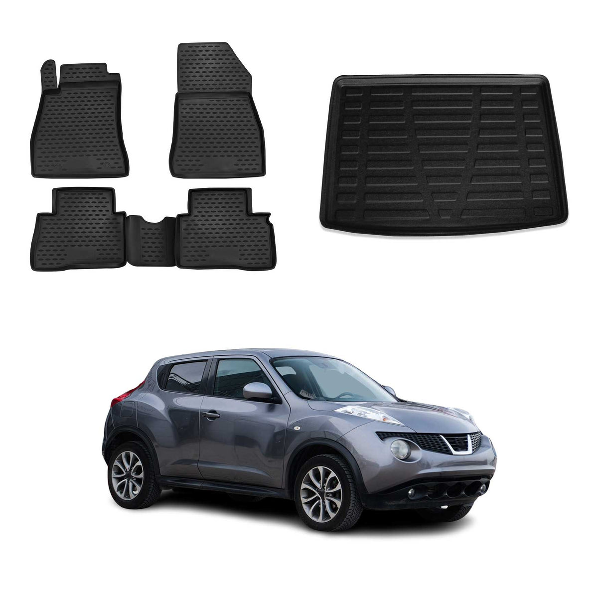 OMAC Floor Mats & Cargo Liners for Nissan Juke 2011-2017 Lower Trunk
