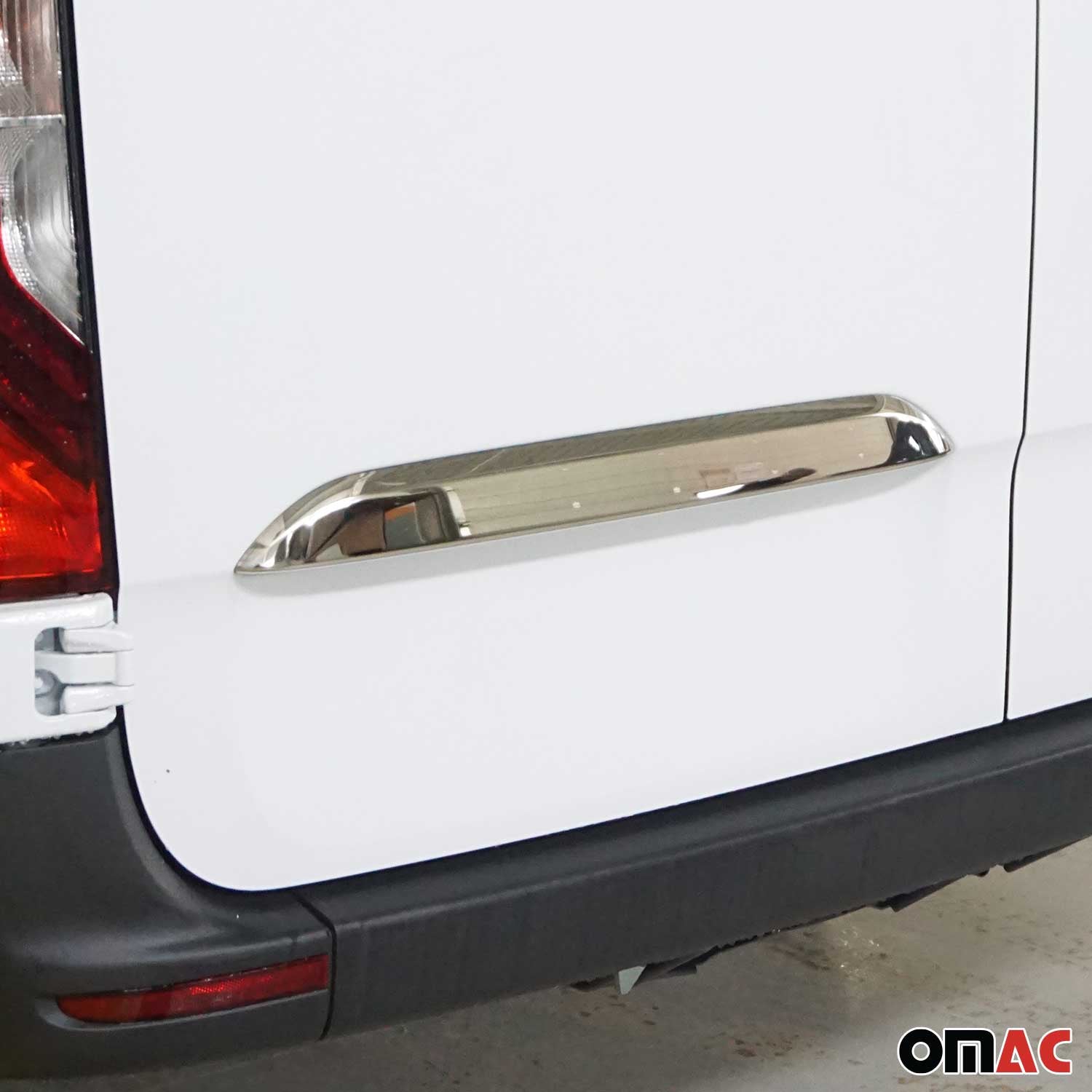 2019-2026 Mercedes Sprinter W907 910 Trunk Door Handle Cover Stainless Steel Silver