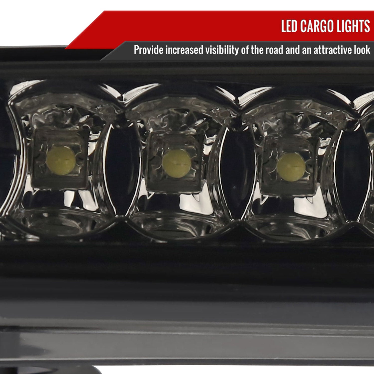 2004-2015 Nissan Titan LED 3rd Brake Light Chrome Housing/Smoke Lens