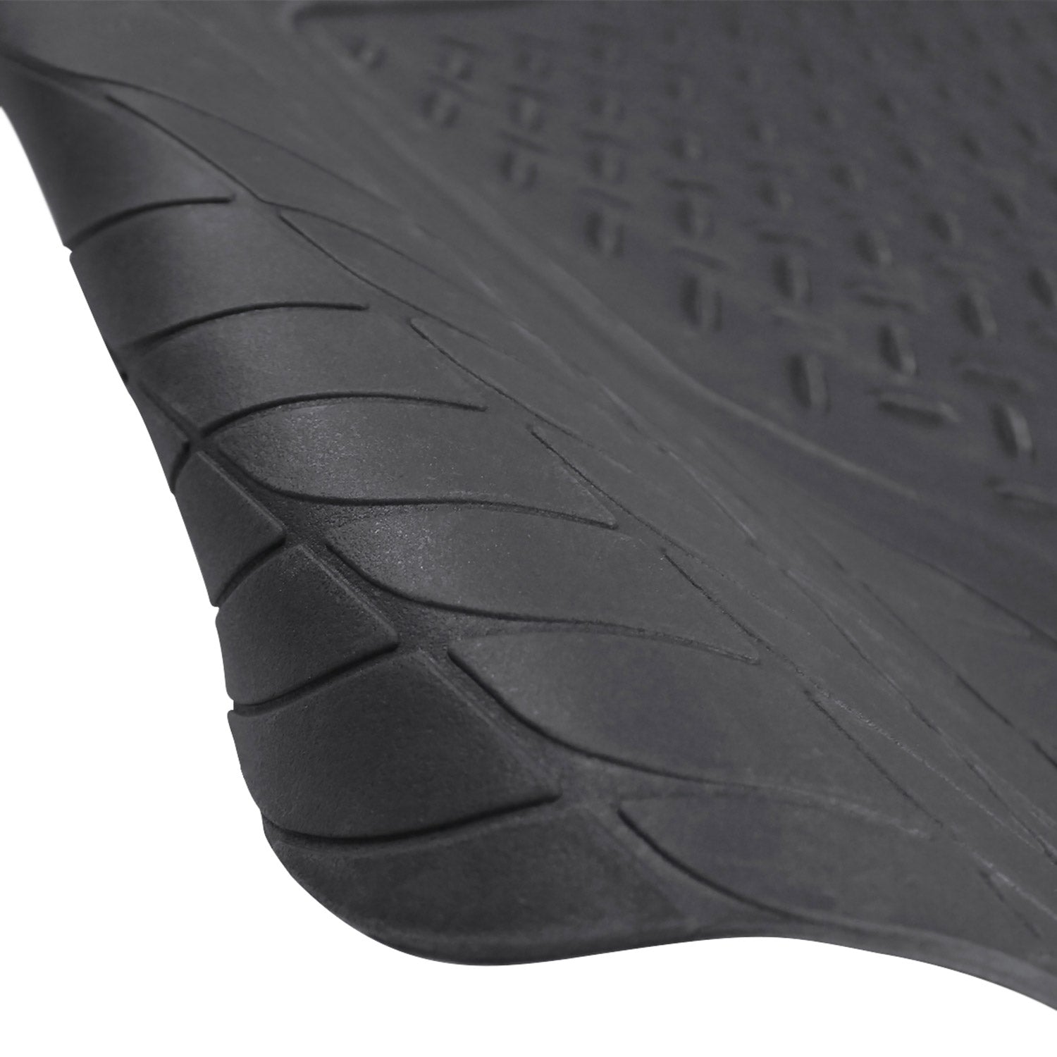 Universal fit Rubber Car Floor Mats Liner All Weather 4Pcs Gray