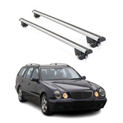 1998-2002 Mercedes E Class S210 Wagon Roof Rack Cross Bars Silver