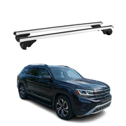 2018-2025 VW Atlas Roof Rack Cross Bars Silver