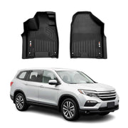 2016-2022 Honda Pilot Premium Floor Mats Liners First Row Front