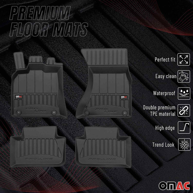 2015-2025 Porsche Macan Premium Floor Mats Liners Full Set All Weather Heavy Duty