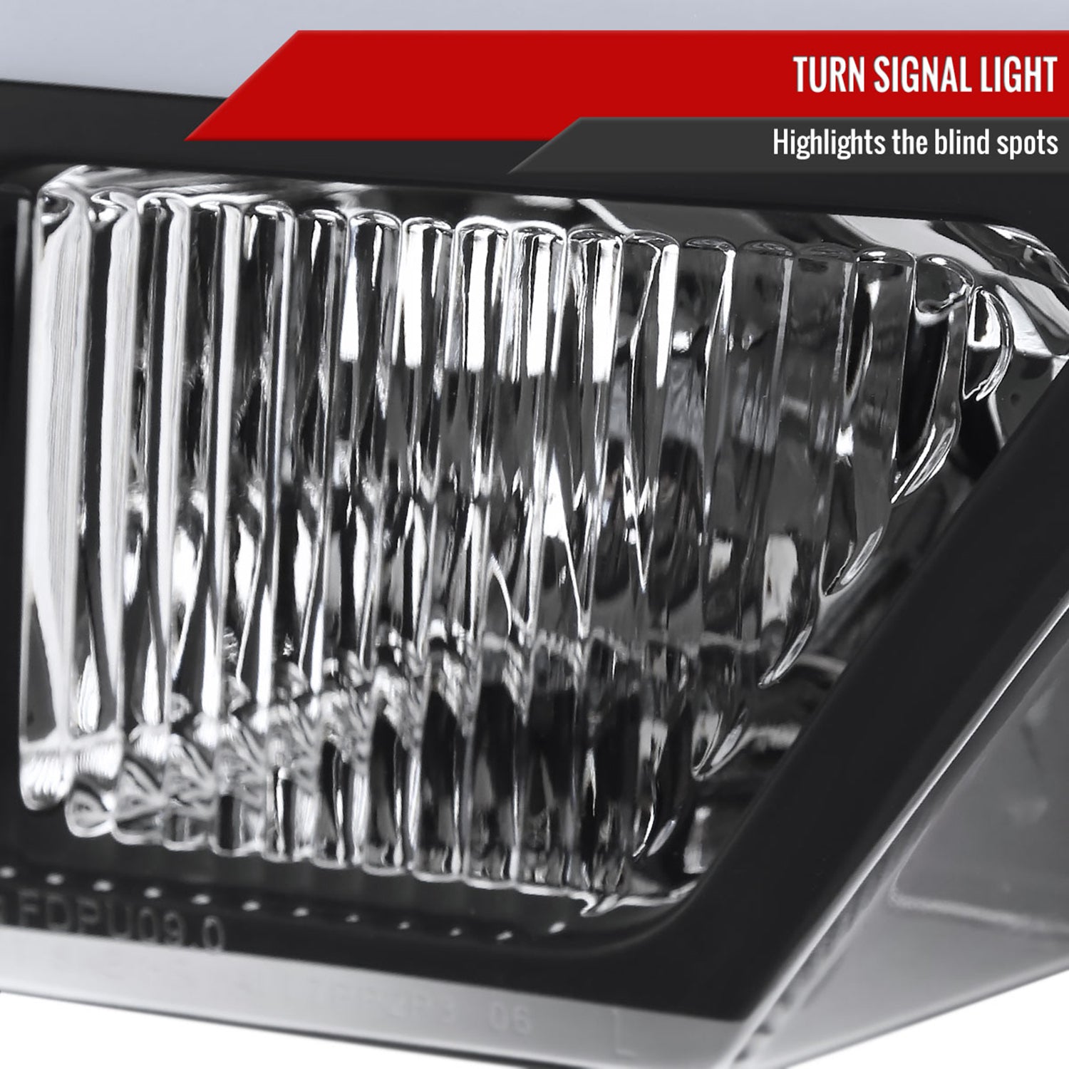 2009-2014 Ford F-150 LED Tube Factory Style Headlights Matte Black/Clear Lens