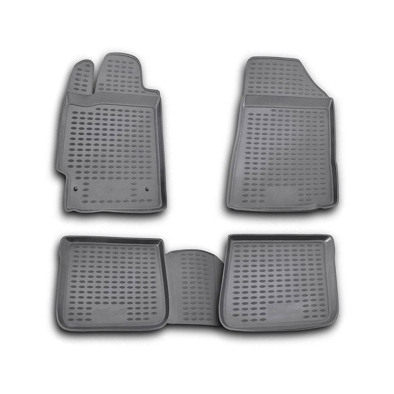 2007-2011 Toyota Camry Floor Mats Liners Full Set All Weather Gray