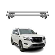 2017-2024 Nissan Armada Roof Rack Cross Bars Silver