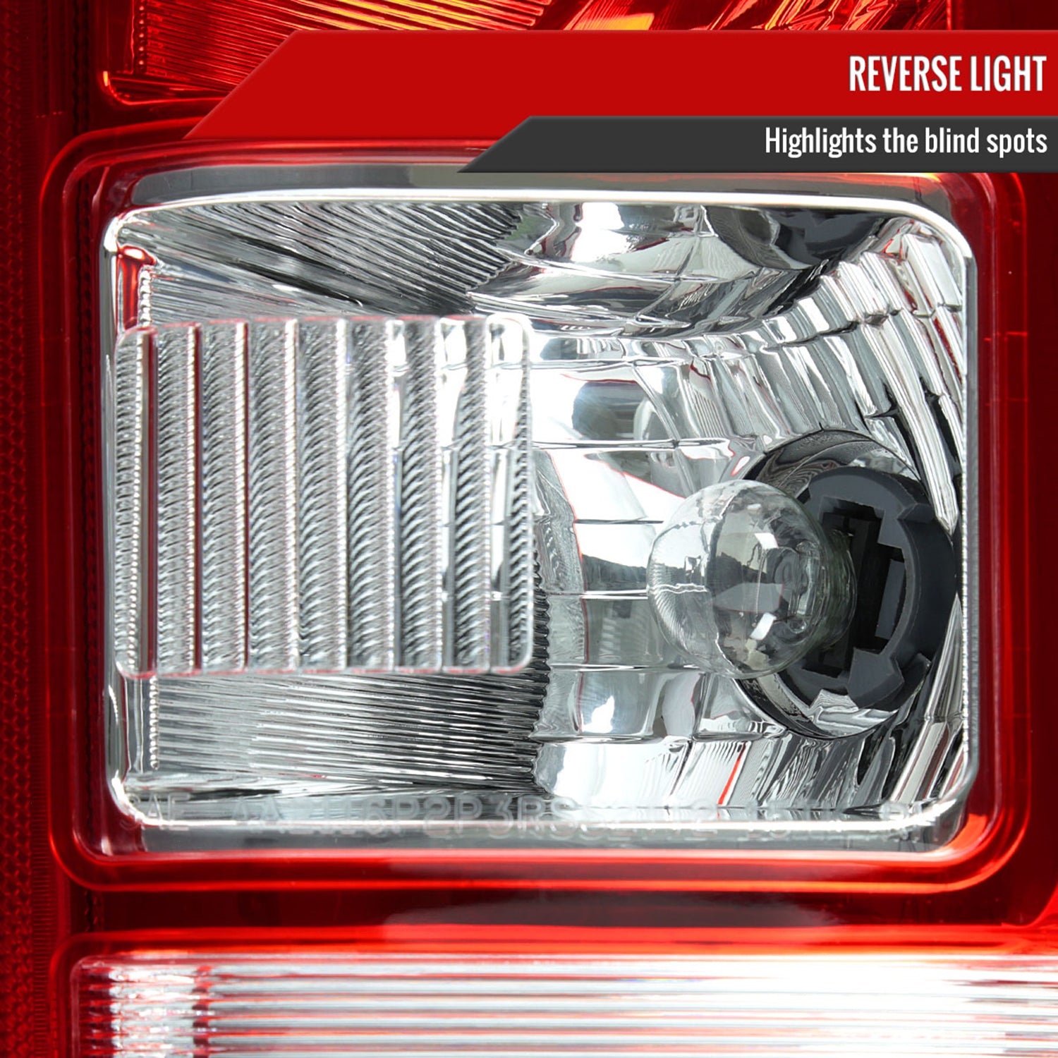 2015-2017 Ford F-150 Factory Passenger/Right Replacement Tail Light Chrome/Red