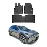 2023-2025 Subaru Solterra / Toyota bZ4X Premium Floor Mats Liners Full Set All Weather Heavy Duty