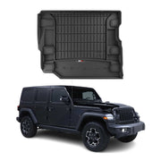 2018-2025 Jeep Wrangler Premium Cargo Liner Trunk Mat All Weather Heavy Duty
