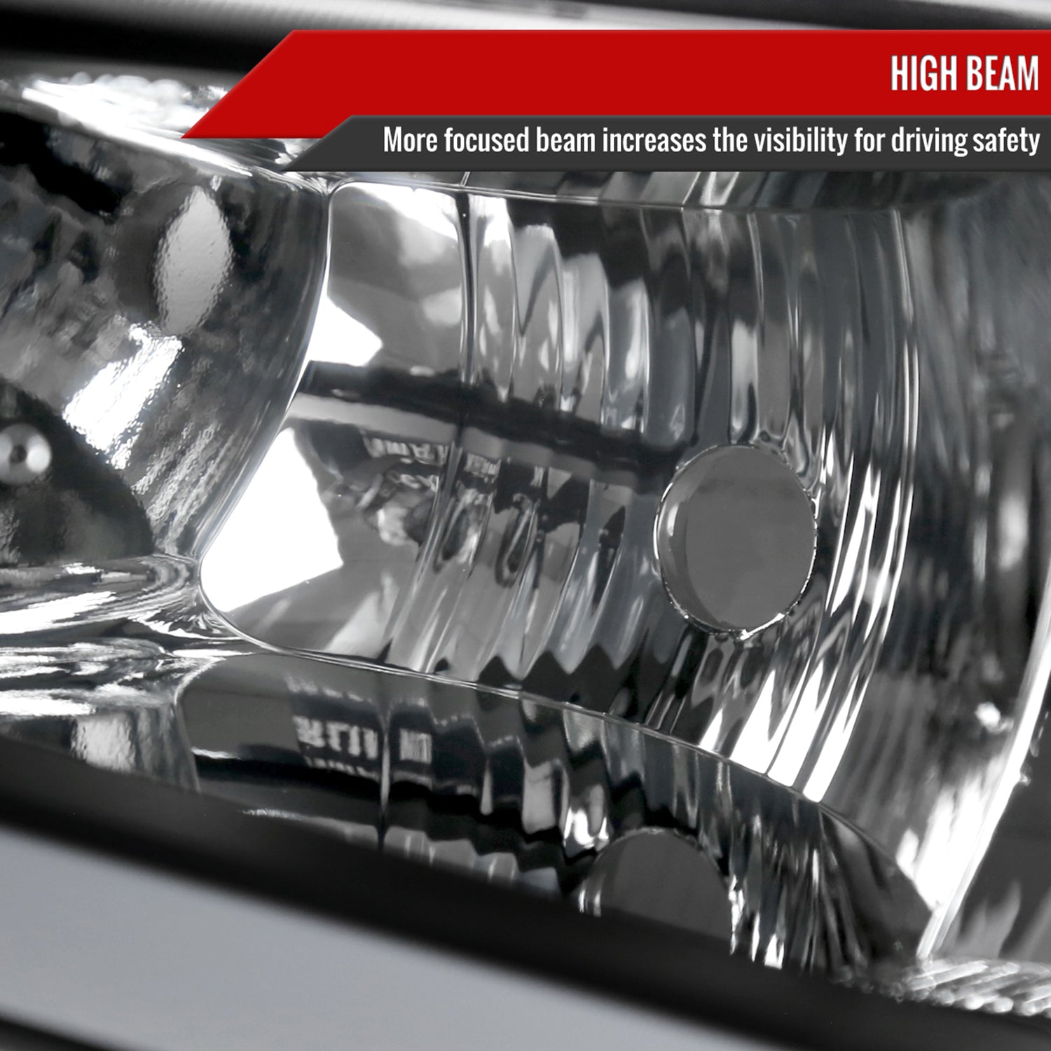 2003-2007 Chevy Silverado /2002-2006 Avalanche LED Bar Factory Headlights Black