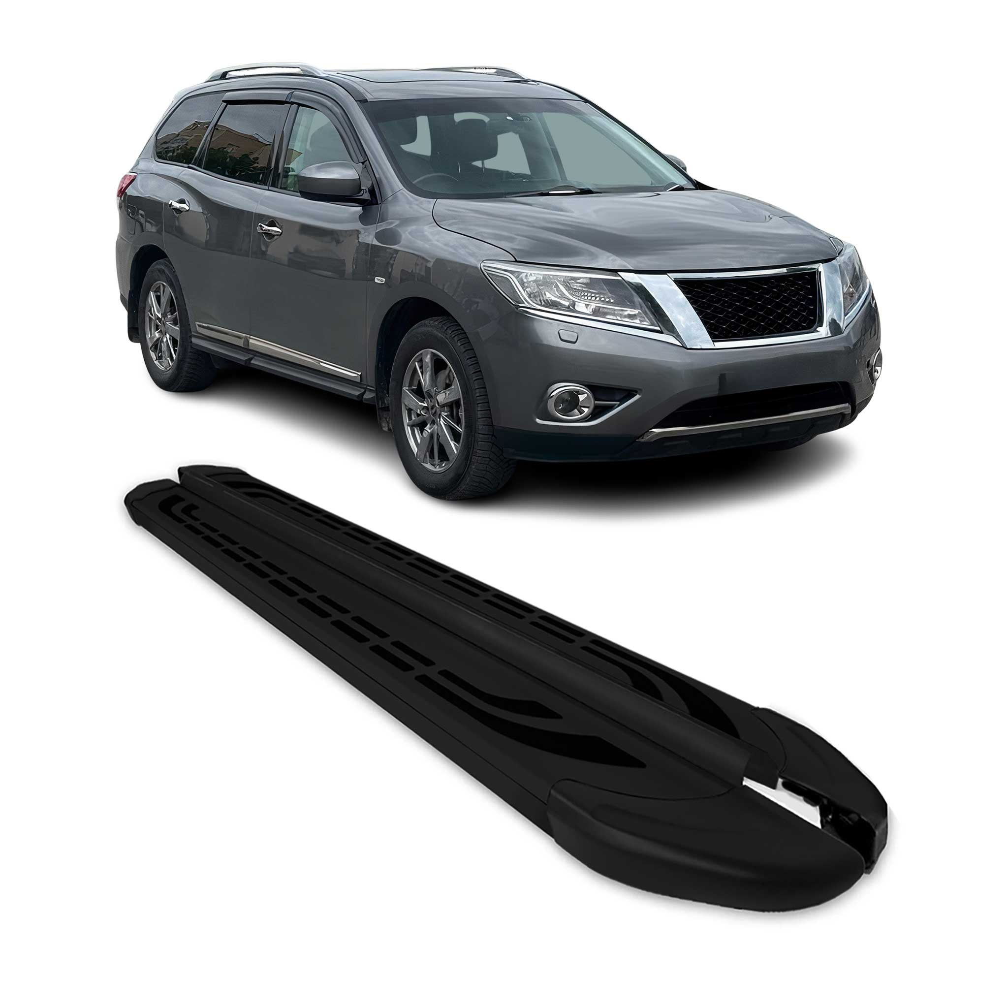 2013-2020 Nissan Pathfinder Running Boards Side Steps Black