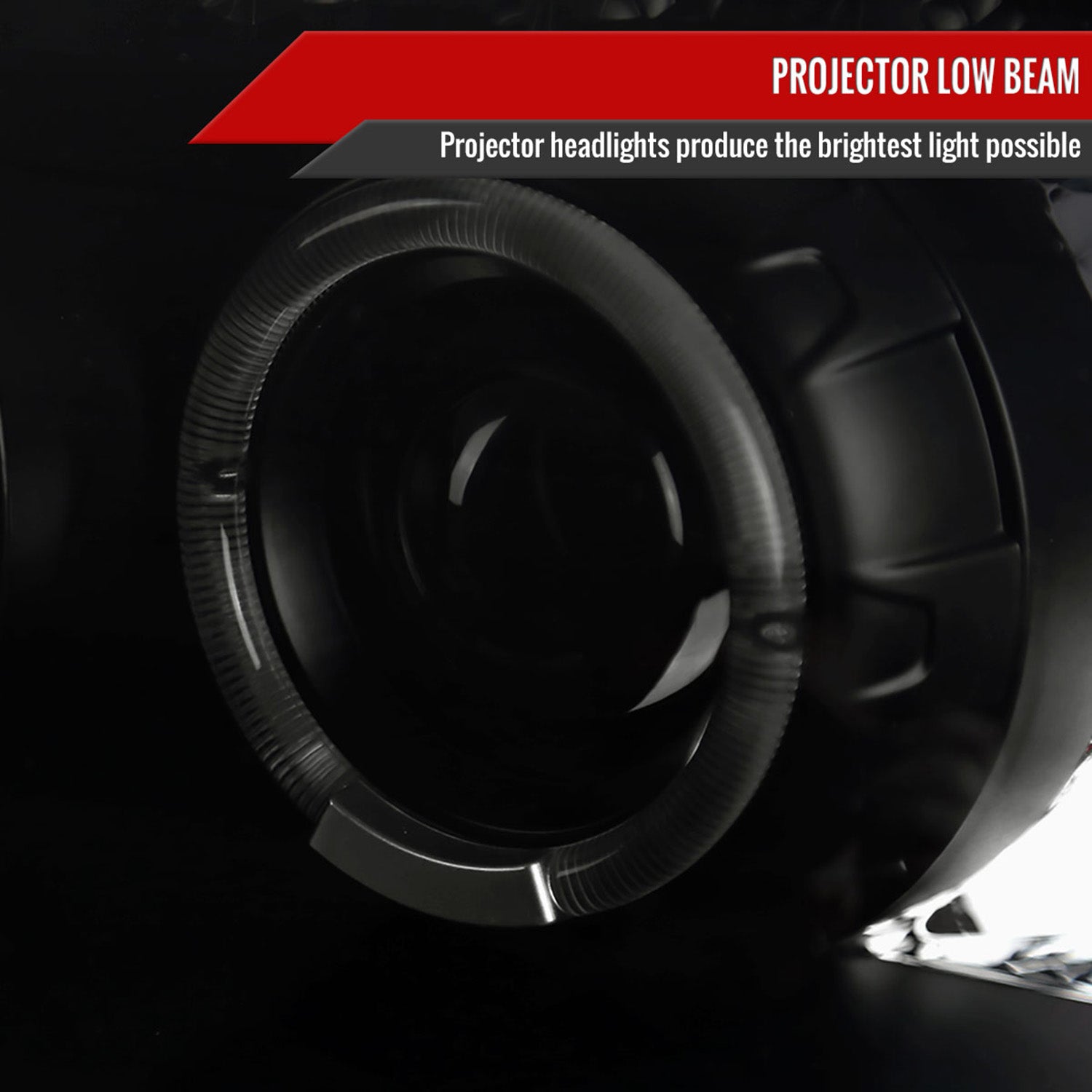 2005-2007 Ford Escape Dual Halo Projector Headlights SMD LED Light Black/Smoke