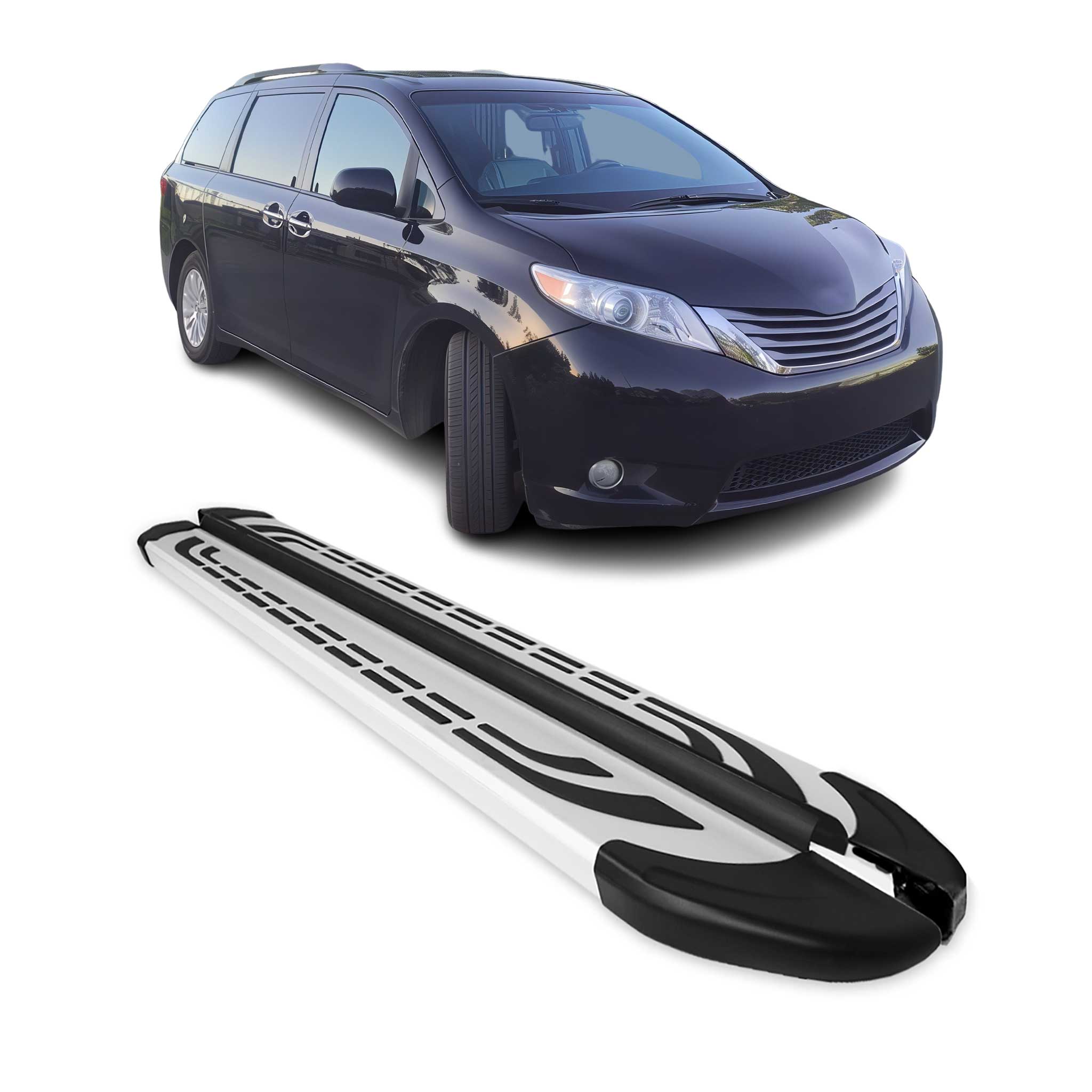 2011-2020 Toyota Sienna Nerf Bar Side Step Running Boards Alu 2x
