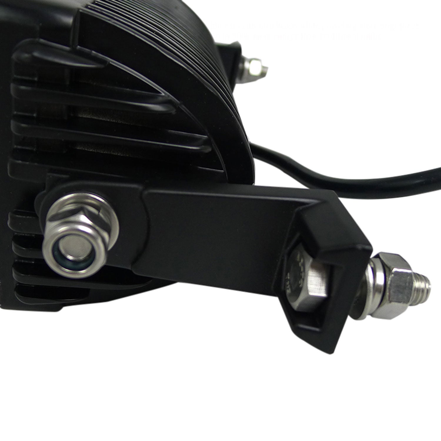 Universal Off Road 6000K Flood Beam 36W 12-LED Fog Light Black Alu Housing/Glass