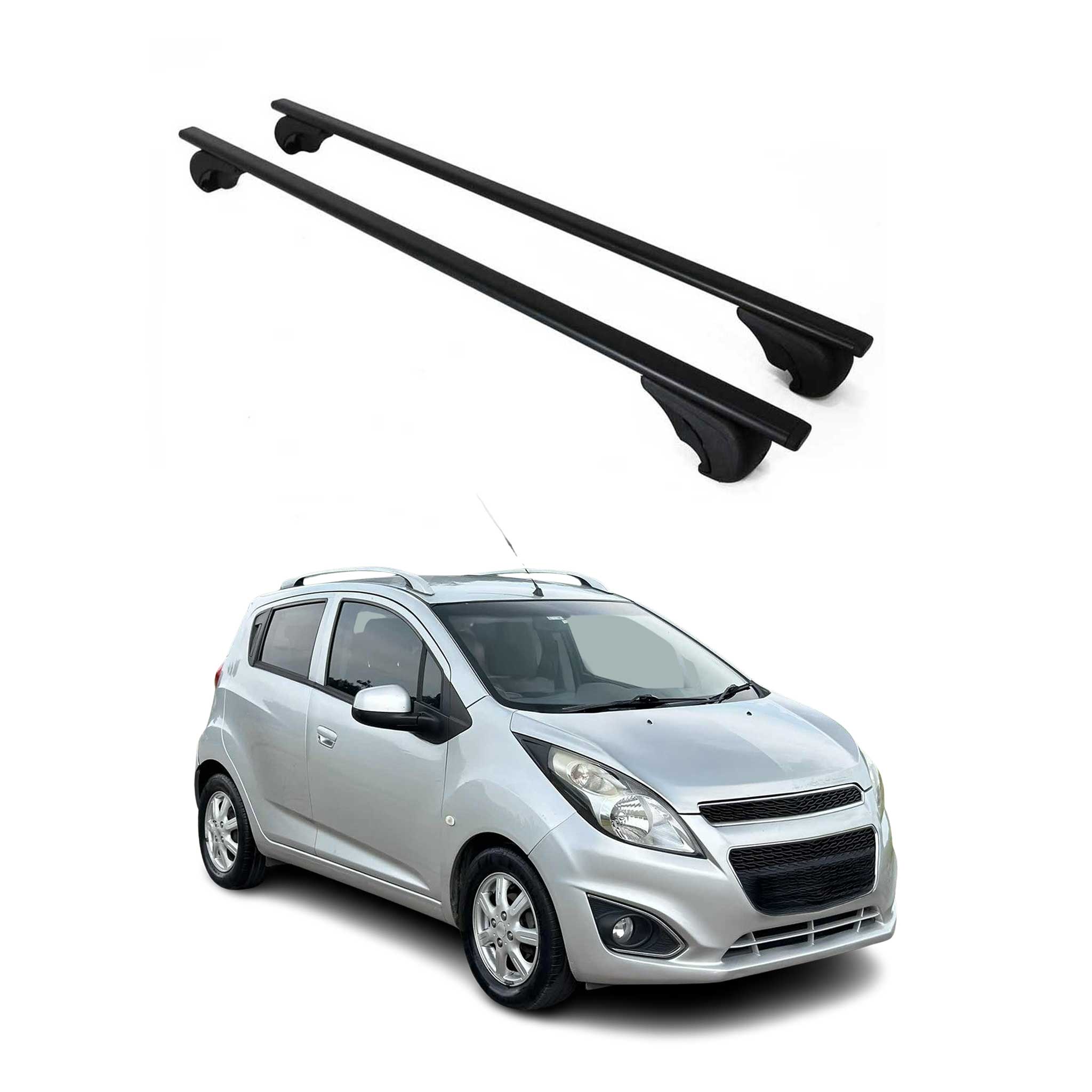 2013-2015 Chevrolet Spark Roof Rack Cross Bars Black