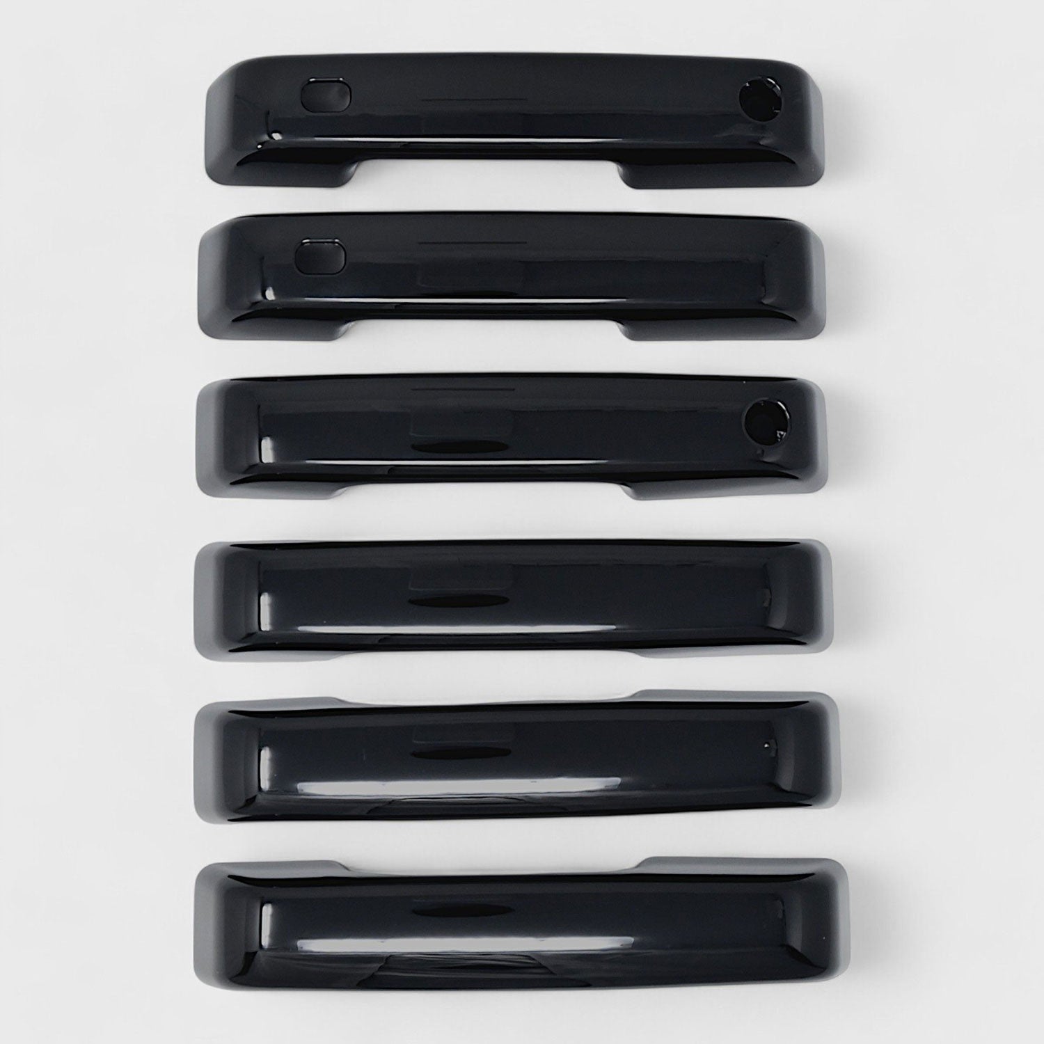 2023-2024 Ford F-250/350/450/550 Door Handle Cover Gloss Black 6Pcs ABS Plastic