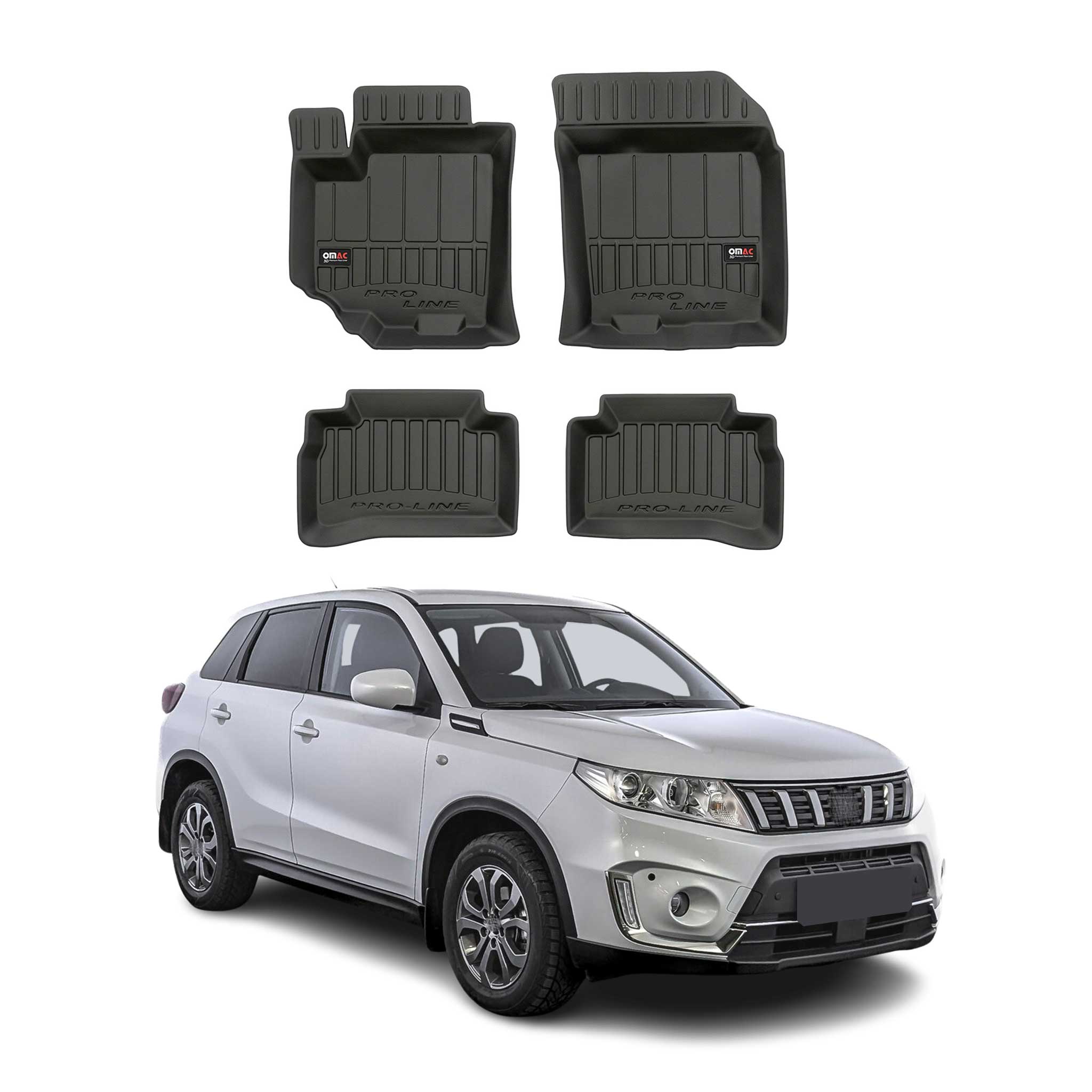 2015-2024 Suzuki Vitara Premium Floor Mats Liners Full Set All Weather Heavy Duty