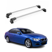 2012-2019 BMW 3 Series F30 Sedan Roof Rack Cross Bars Silver
