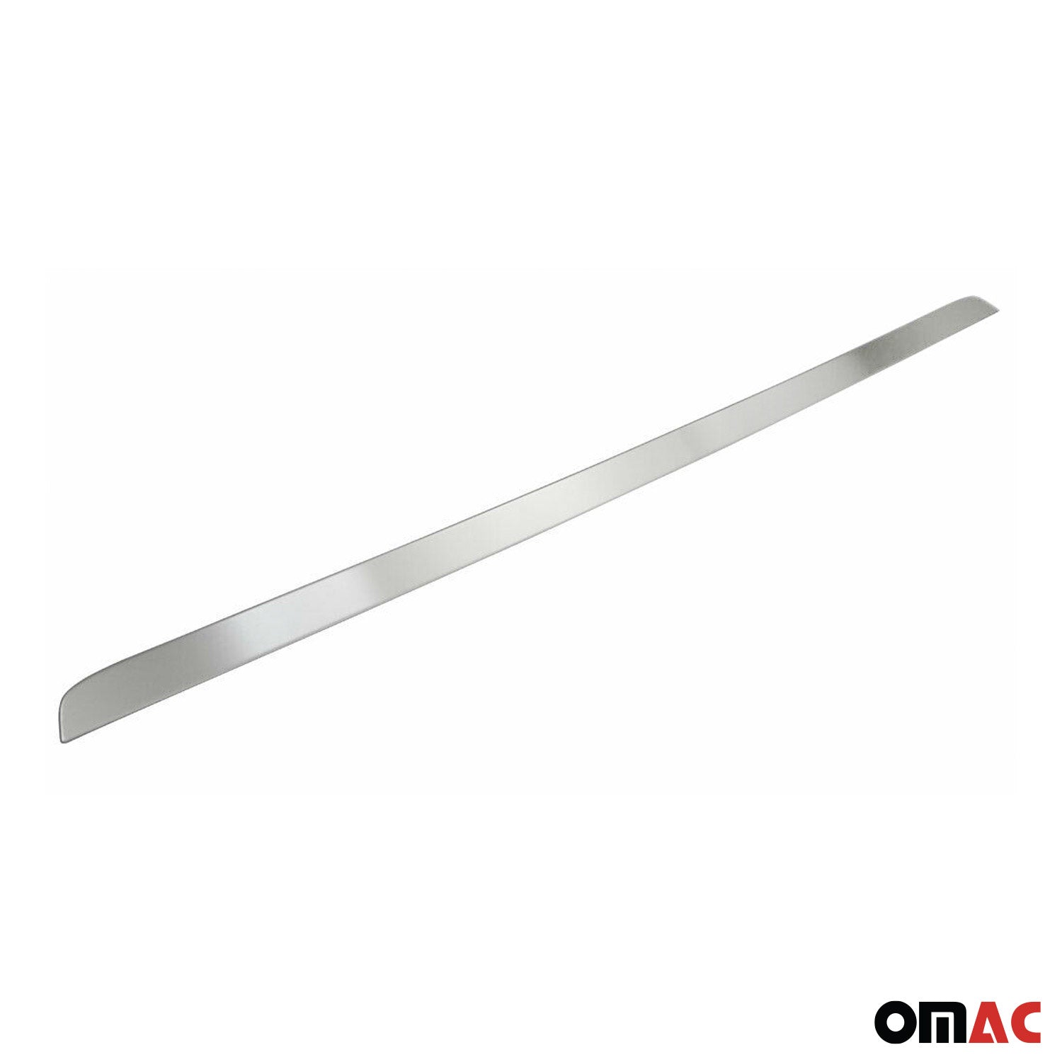 2007-2013 BMW X5 E70 Rear Trunk Lid Molding Trim Brushed Stainless Steel Silver 1Pc
