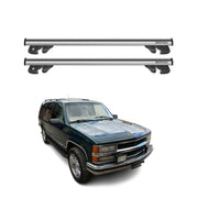 1995-2000 Chevrolet Tahoe Roof Rack Cross Bars Silver