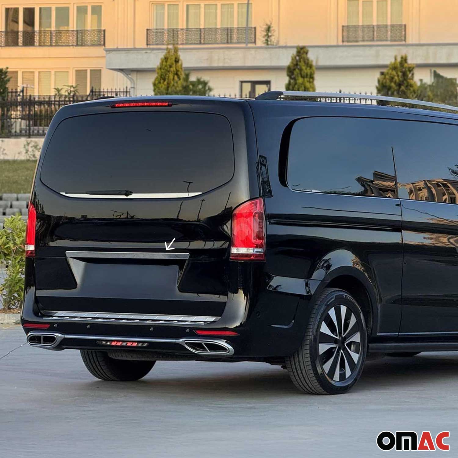 2016-2024 Mercedes Metris Rear Trunk Tailgate Door Handle Cover Stainless Steel