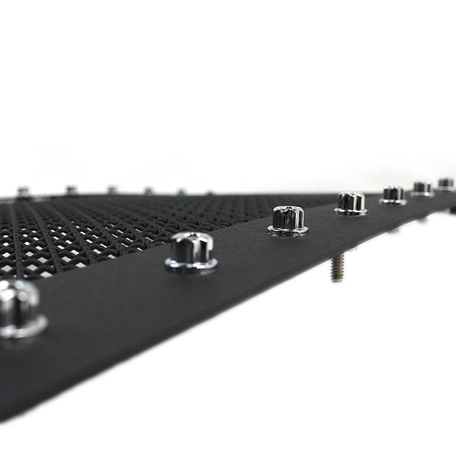 2013-2018 RAM 1500 1500 Rivet Style Black Stainless Steel Mesh Grille Insert