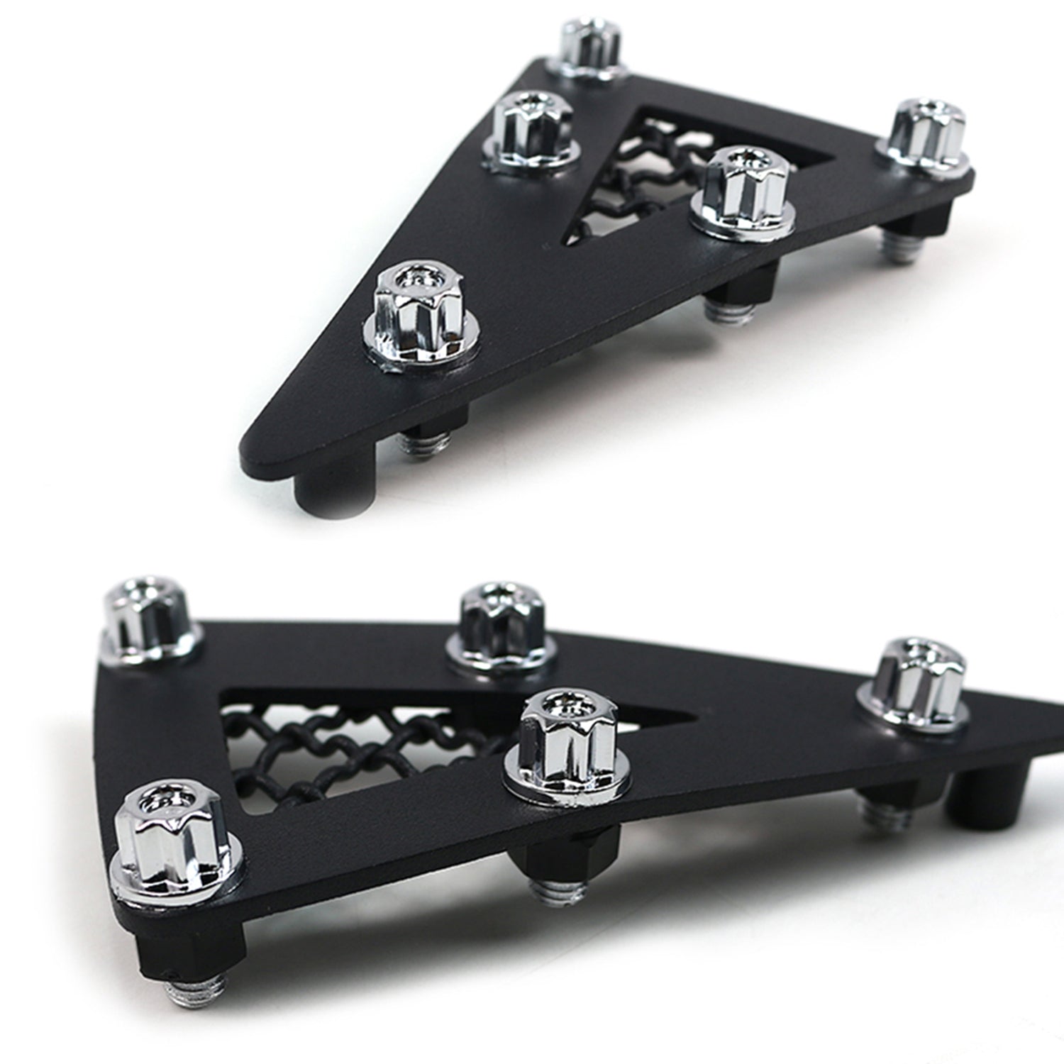 2005-2011 Toyota Tacoma Rivet Style S.Steel 3PC Mesh Grille insert Black