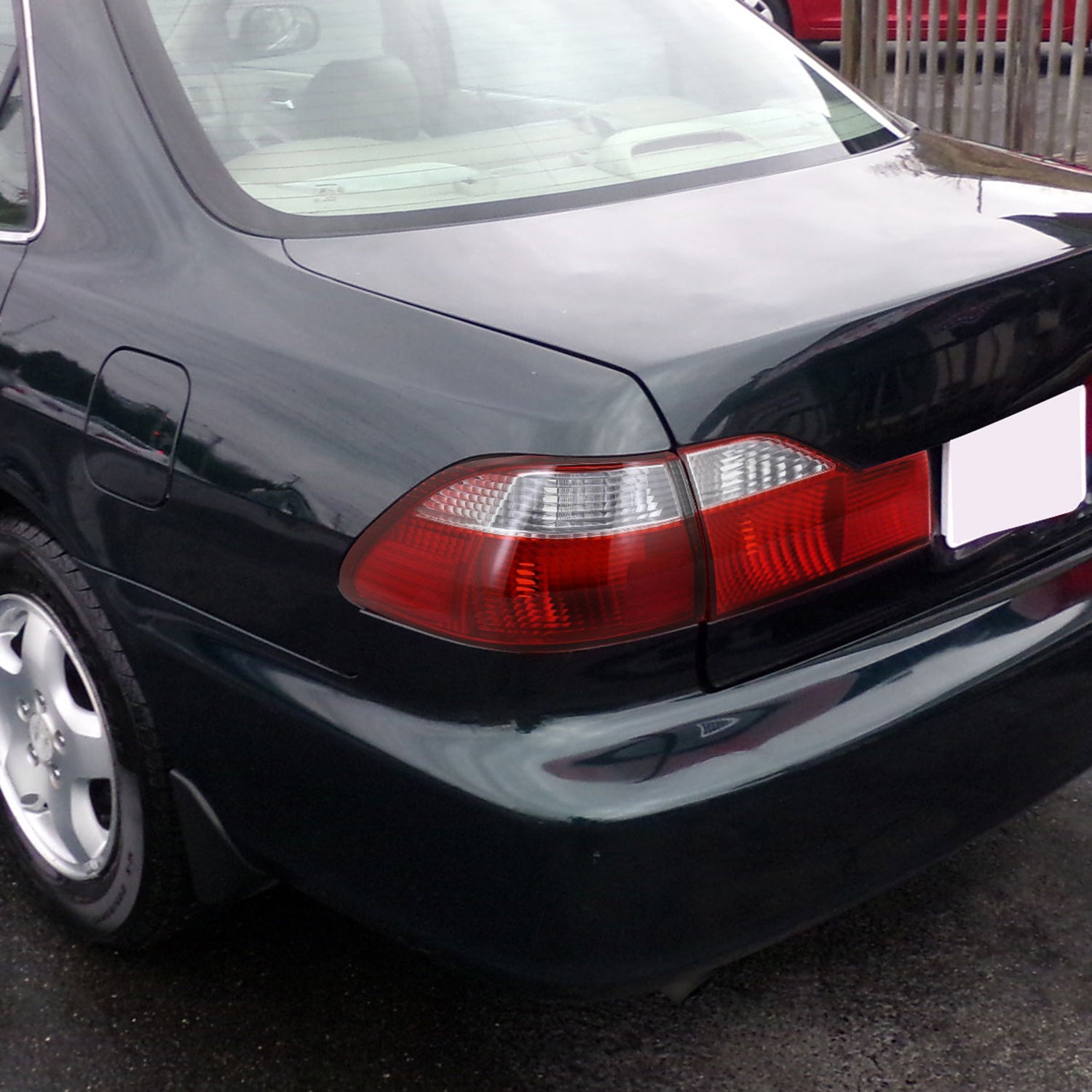 1998-2000 Honda Accord Sedan Red/Clear Tail Lights