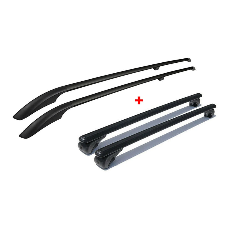 2004-2010 VW Touareg Roof Racks & Roof Rack Rails Black